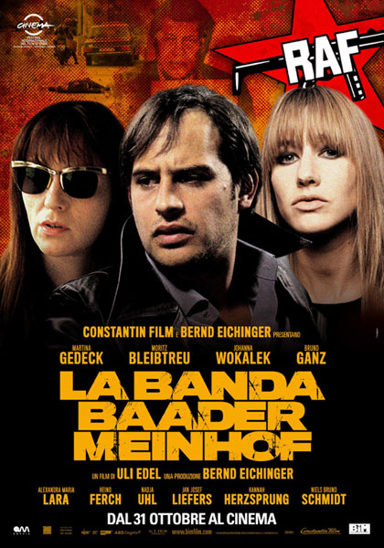 locandina la banda baader meinhof
