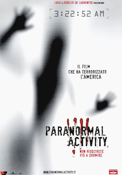 locandina paranormal activity