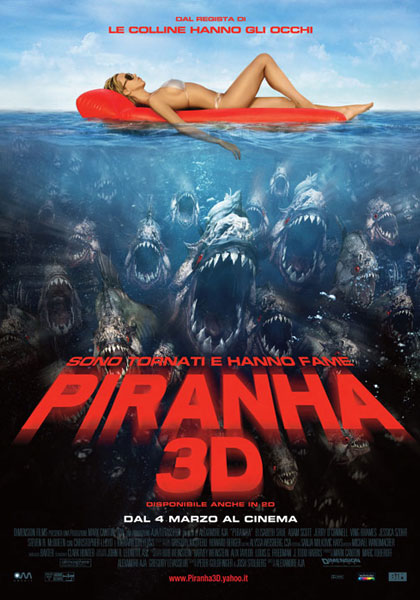 locandina piranha 3D