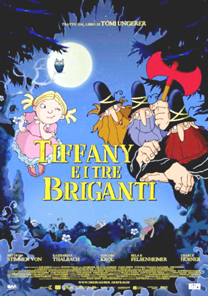 locandina tiffany e i tre briganti