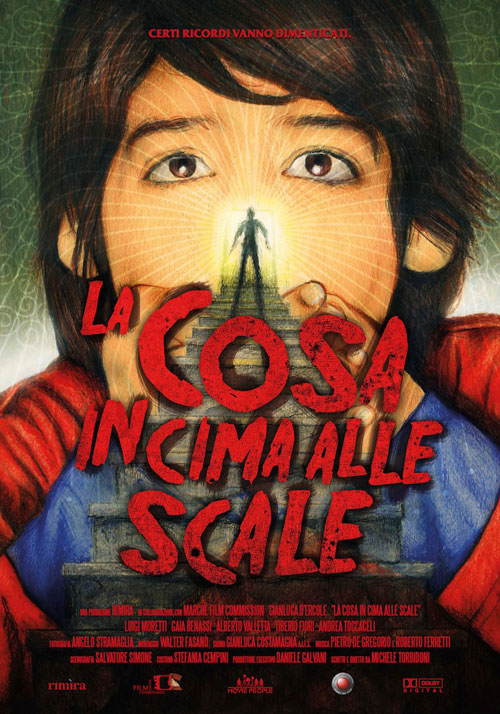 La cosa in cima alle scale locandina/poster